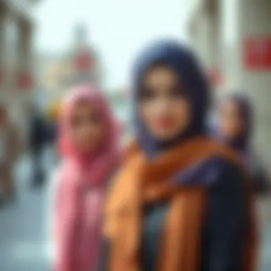 Trendy hijab styles for formal events