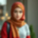 Elegant and modern hijab knitwear showcasing various styles