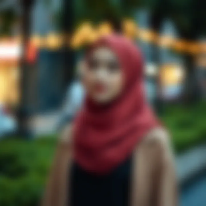 Inspiration for casual yet classy hijab styles