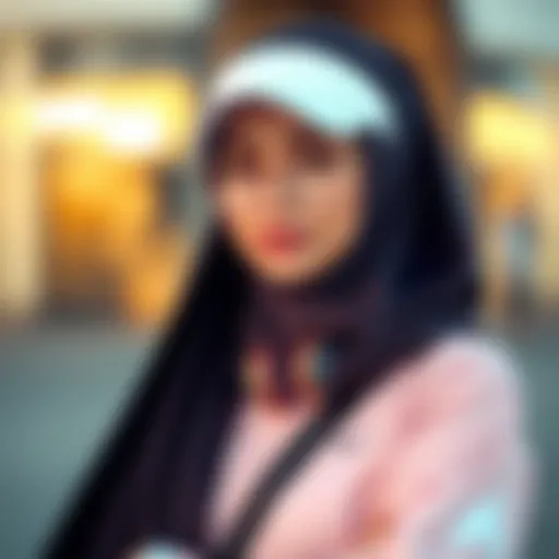 Elegant hijab outfit for sporty occasions