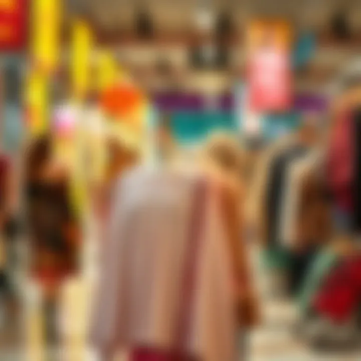 Trendy shopping tips for plus-size tunics highlighted in a vibrant setting