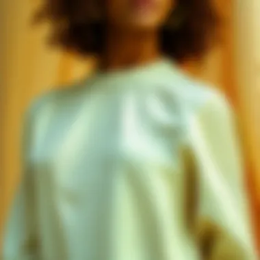 Textured fabric showcasing versatility in fashion