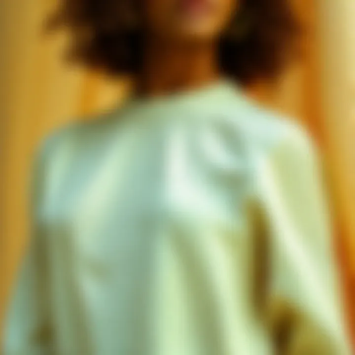 Textured fabric showcasing versatility in fashion