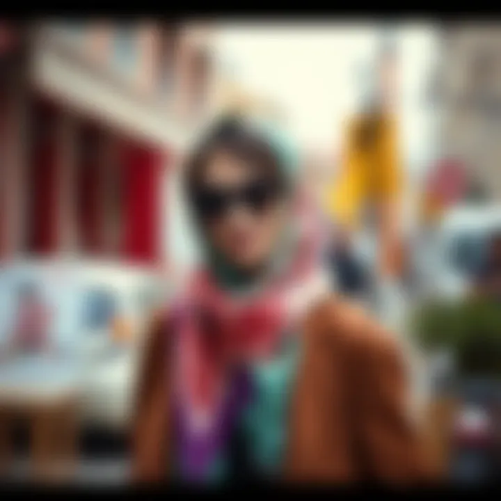 Stylish Silk Scarf Fashion Inspirations Stylish ways to wear silk scarves in various outfits.