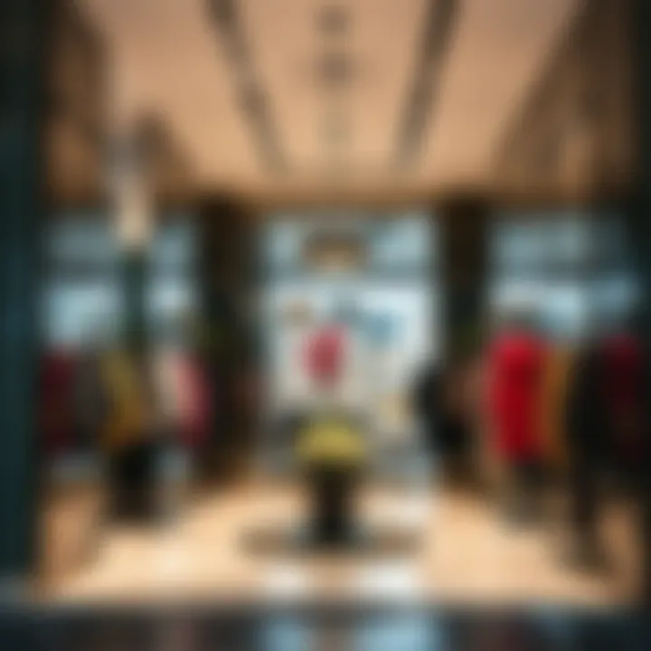 Sophisticated Boutique Ambiance in Trabzon A stylish interior of a boutique in Trabzon