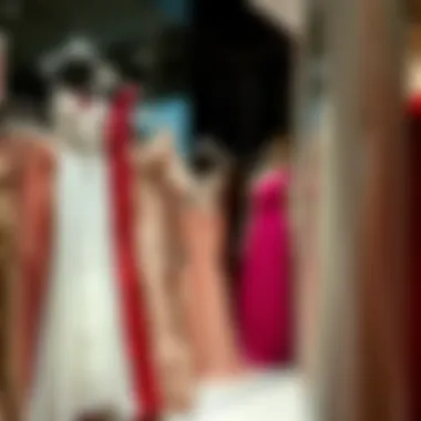 Chic Evening Gowns in Trabzon Elegant evening gown display in a boutique