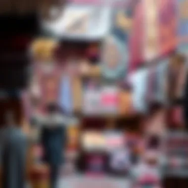 Distinctive Textile Shop in Istanbul Traditional fabric shop highlighting unique patterns and textiles