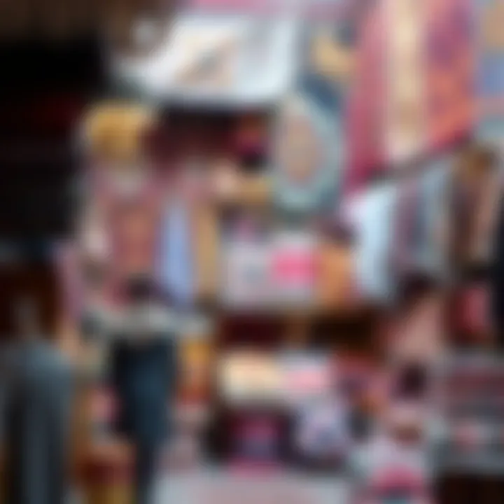 Distinctive Textile Shop in Istanbul Traditional fabric shop highlighting unique patterns and textiles