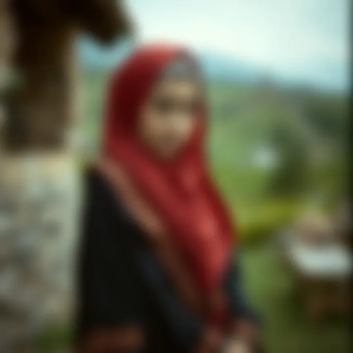 Historical representation of traditional modest wear