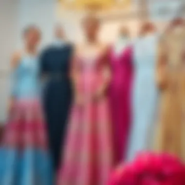 Trendy engagement dress styles arranged