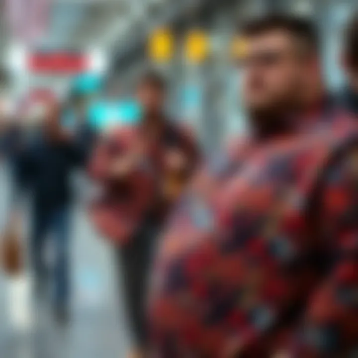 Trendy fabric patterns for plus-sized menswear