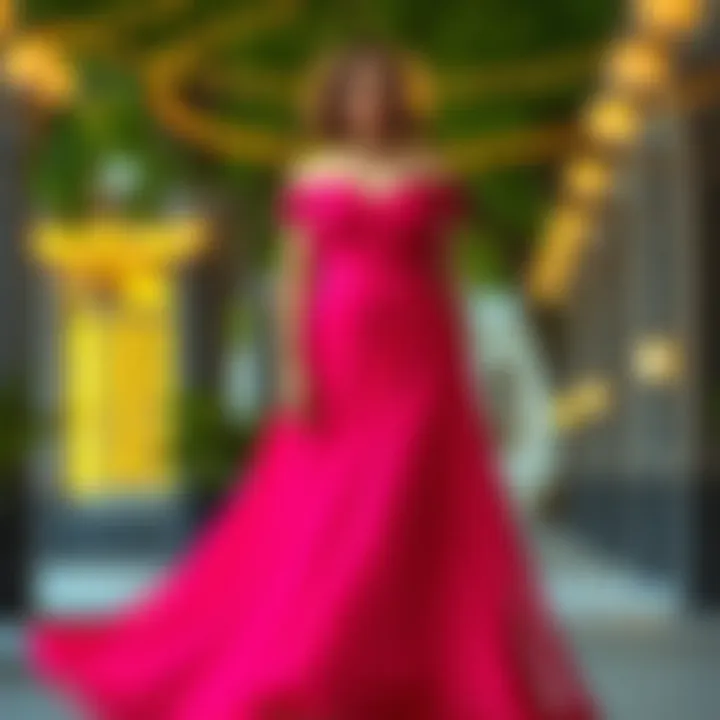 Flowing Beauty: Trendy Plus-Size Evening Dresses Trendy plus-size evening dress with a flowing silhouette