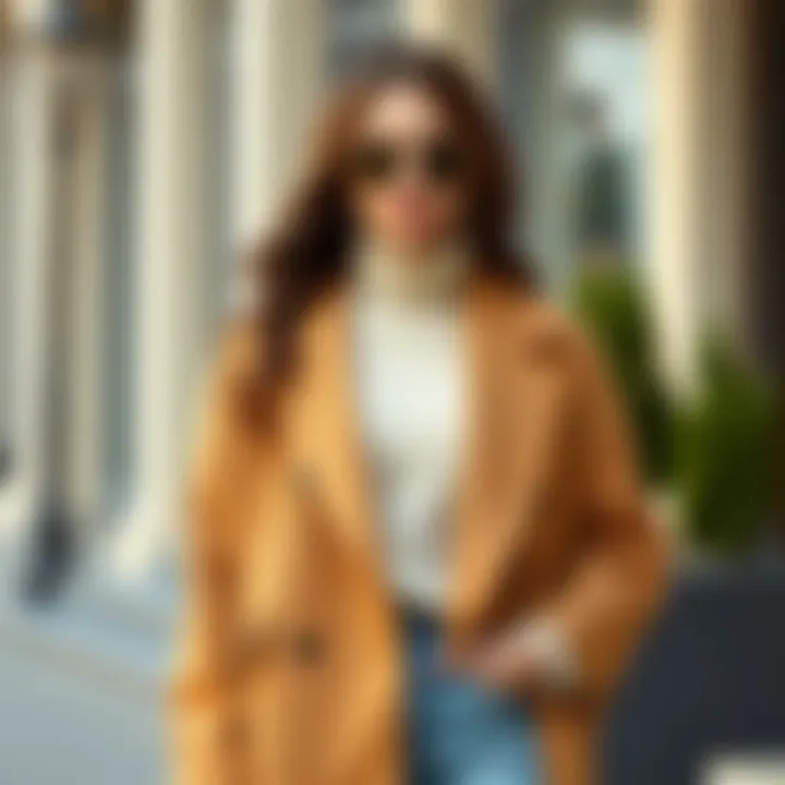 Seasonal Trends for Effortless Style Trendy seasonal outfit with stylish layering