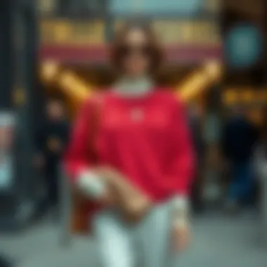 Trendy Oversized Knitwear Trendy oversized knit paired with chic accessories