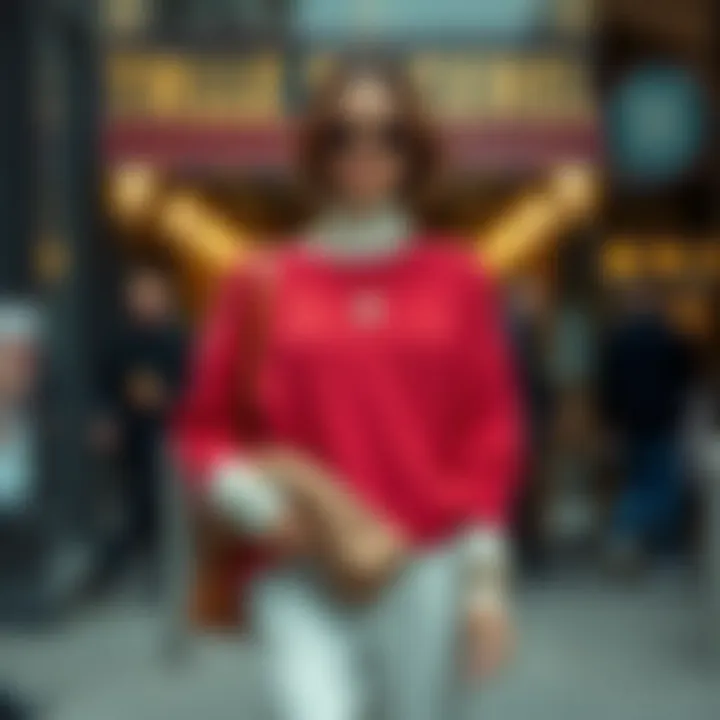 Trendy Oversized Knitwear Trendy oversized knit paired with chic accessories