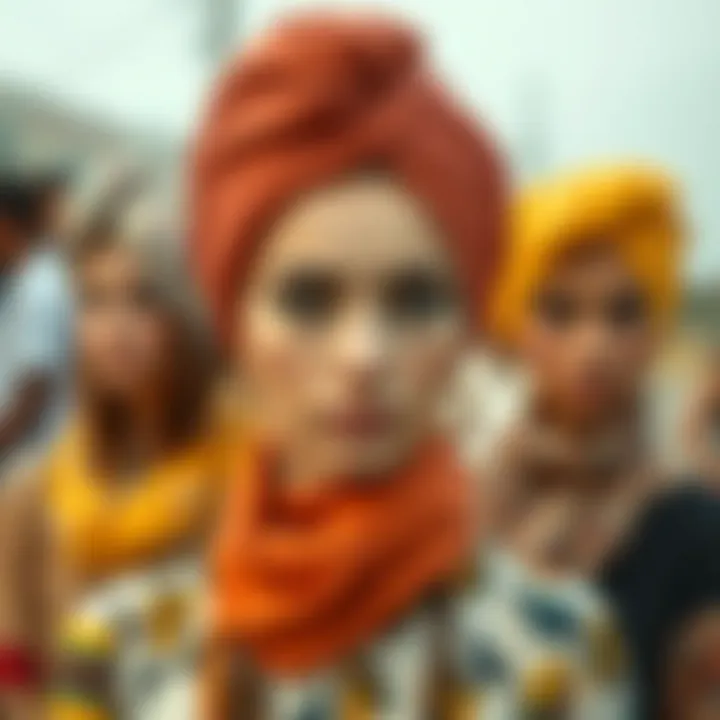 Diverse turban styles representing various fashion trends