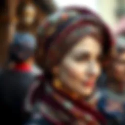 Elegant Turkish turban adorned with intricate patterns reflecting cultural heritage