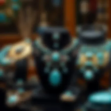 Timeless Elegance: Turquoise Jewelry An elegant display of turquoise jewelry highlighting its historical significance and charm