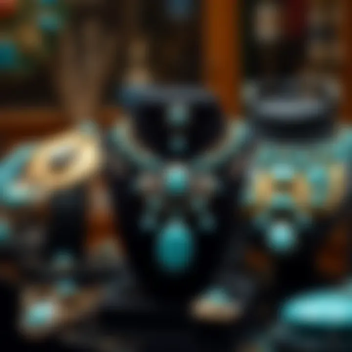 Timeless Elegance: Turquoise Jewelry An elegant display of turquoise jewelry highlighting its historical significance and charm