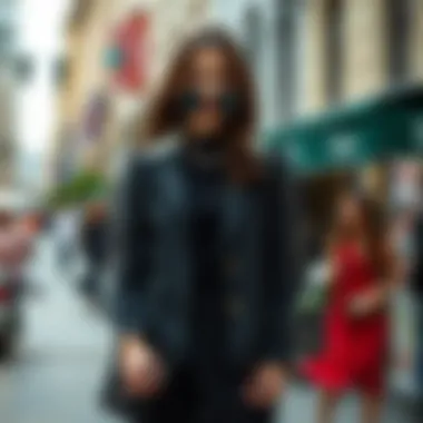 Chic Style Combinations with Tulle Stylish outfit featuring a tulle jacket paired with modern accessories