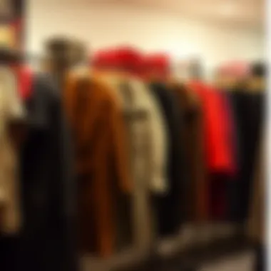 Diverse Styles: Exploring Fabric Coat Options Variety of fabric coats displayed in a boutique