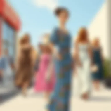 Variety of dresses suitable for different body types