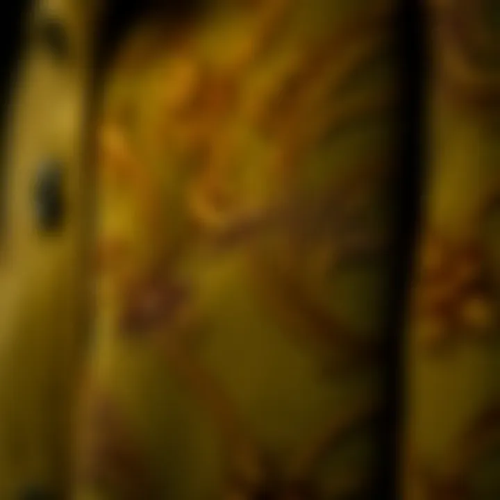 The Texture of Luxury Close-up of intricate fabric texture of a velvet trench coat