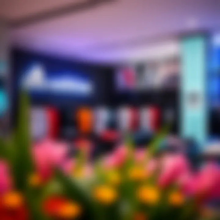 An inviting shopping environment within the Adidas store at Venezia AVM.