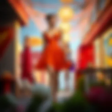 Bold Colors in Vibrant Short Cocktail Dresses Vibrant short cocktail dress showcasing bold colors