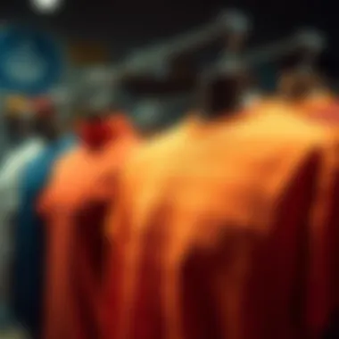 Variety of materials used in collar t-shirts