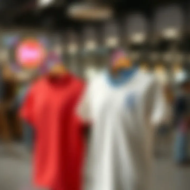 Combination of sizes and colors for collar t-shirts