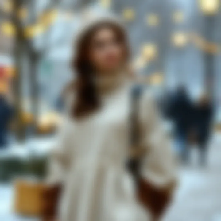 Combining Tunics for Winter Fashion Winter outfit featuring a side-chain tunic