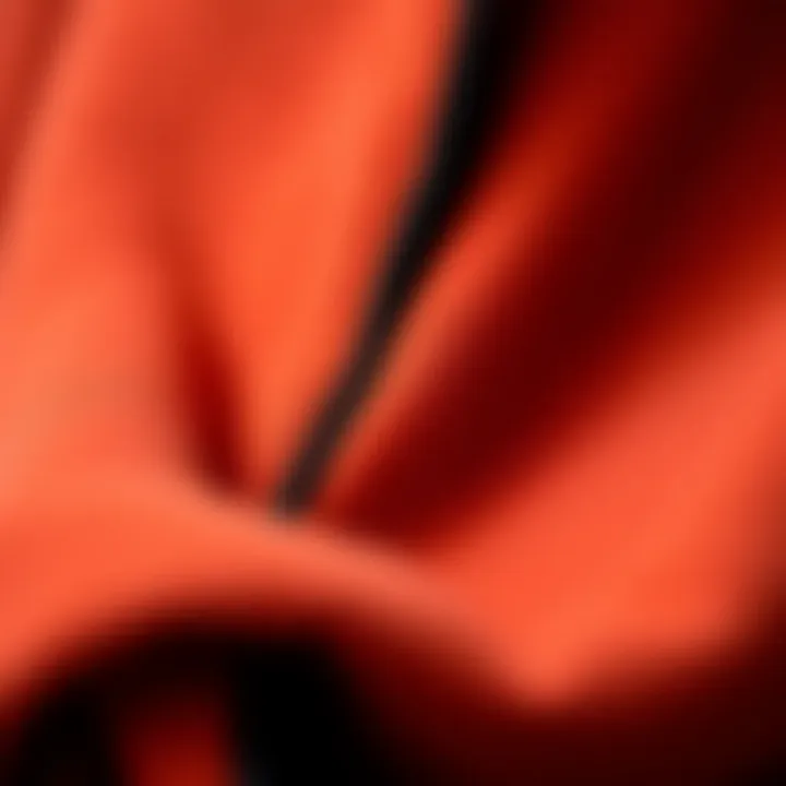 Intricate Fabric of Half Coat Close-up of the fabric detail of a half coat