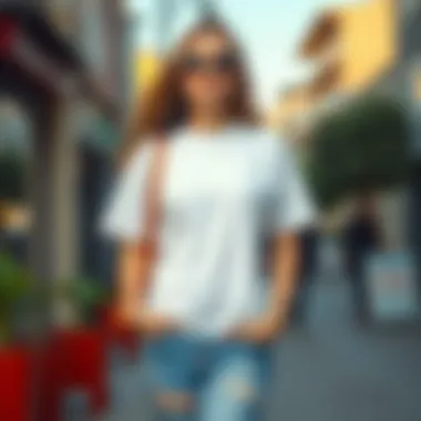 Fashion Combinations with Half-Sleeve White T-Shirt Fashionable combination ideas for half-sleeve white t-shirt