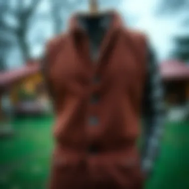 The Art of Wool Vests Elegant wool vest showcasing craftsmanship and style
