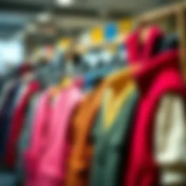 A Spectrum of Style in Wool Vests Diverse styles of wool vests displayed in a fashion setting