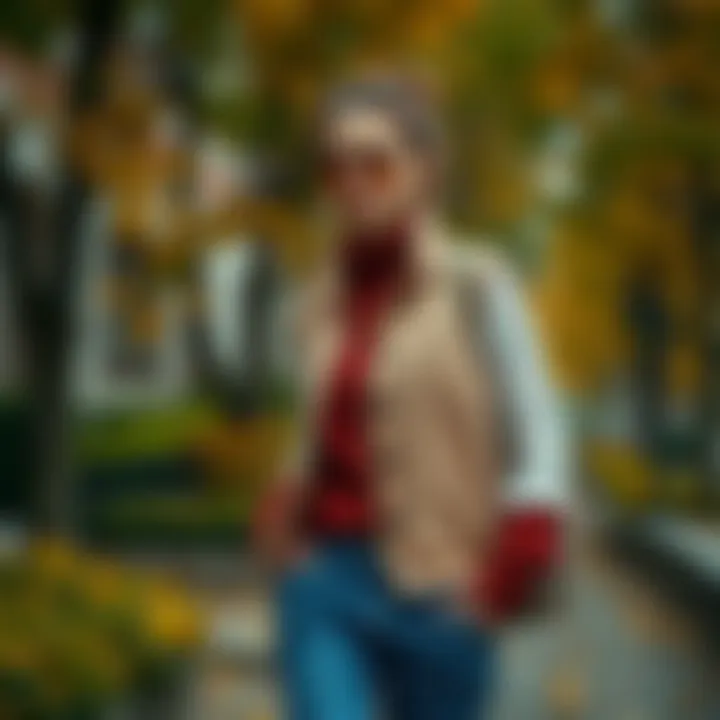 Casual Autumn Look with Vest Casual autumn outfit highlighting a vest
