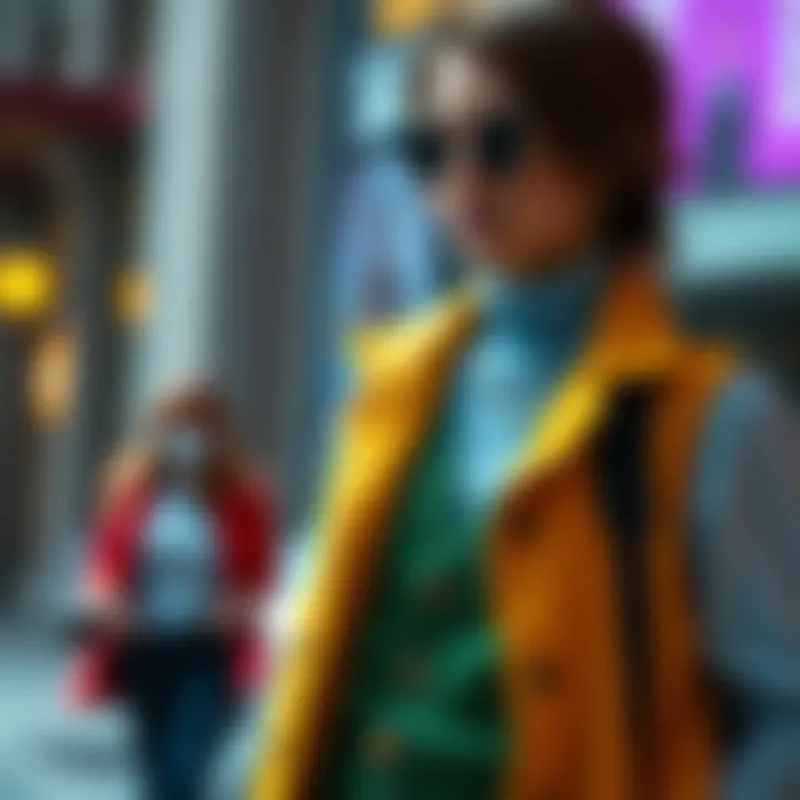 Trendy Vest Ensemble with Color Combinations Trendy color combinations with a vest ensemble