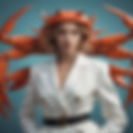 Stylish crab zodiac celebrity showcasing distinctive fashion sense